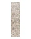 Surya Mirabel Mbe-2316 2'7" X 7'3" Runner Area Rug In Tan/mist