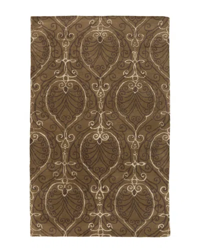Surya Modern Classics Hand-tufted 9ft X 13ft Rug In Brown