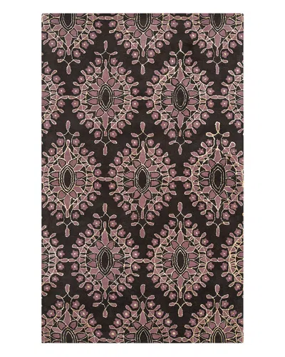 Surya Moderne Medallion & Damasks Hand-tufted Rug In Brown
