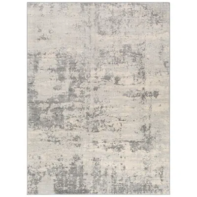 Surya Monaco Moc-2311 5'x8' Silver Gray And Cream Area Rug