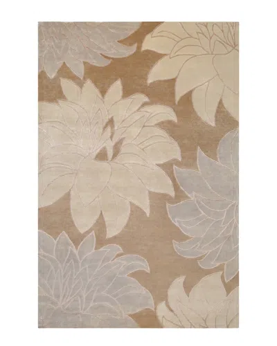 Surya "mugal" Hand-knotted Rug In Nude