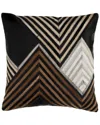 Surya Nashville Black Accent Pillow In Black