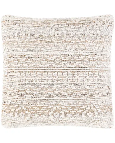 Surya Nobility Polyester Pillow In Beige