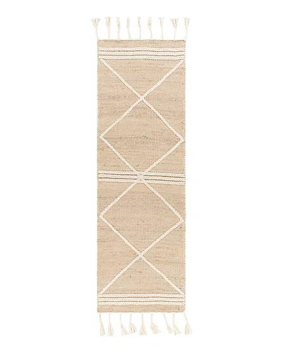 Surya Norwood Nwd-2304 Runner Area Rug, 2'6 X 8' In Tan Cream