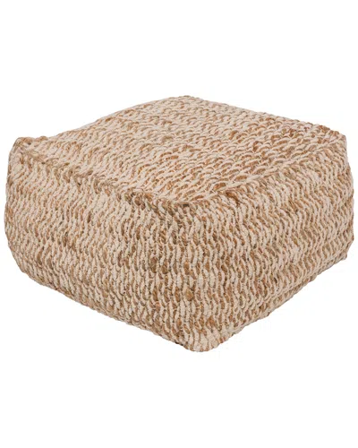 Surya Oak Cove Pouf