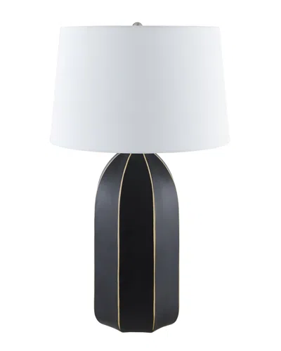 Surya Padstow Accent Table Lamp In Black