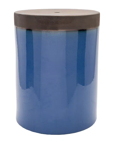 Surya Palominas Accent Table In Blue