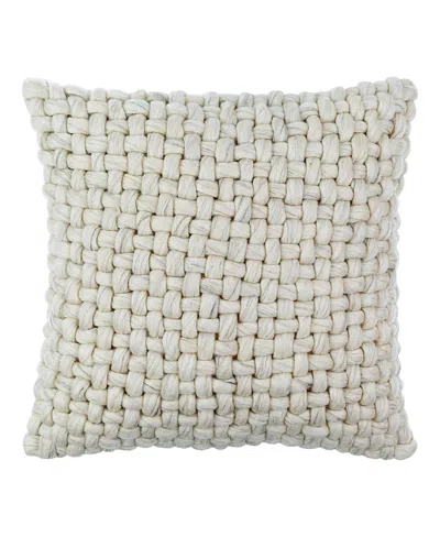Surya Pansy Decorative Pillow In Neutral