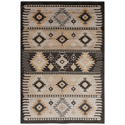 Surya Paramount Par1046 5'3" X 7'6" Gray And Tan Area Rug