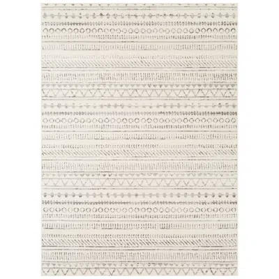 Surya Pisa Pss-2304 5'x7' Light Gray And Ivory Area Rug In Neutral