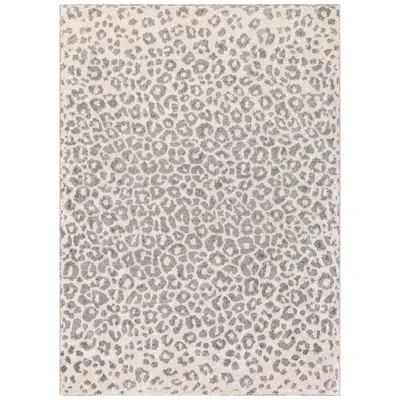 Surya Positano Psn-2305 6'x9' Charcoal And Gray Area Rug In Neutral