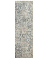 Surya Presidential Pdt-2300 Pale Blue 3'3" X 10' Runner Area Rug In Pale Blue