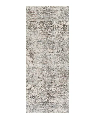 Surya Presidential Pdt-2303 Runner Area Rug, 3'3 X 8' In Pale Blue/medium Gray