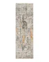 Surya Presidential Pdt-2306 Runner Area Rug, 3'3 X 10' In Lime/peach