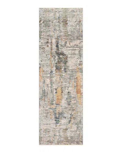 Surya Presidential Pdt-2306 Runner Area Rug, 3'3 X 10' In Lime/peach
