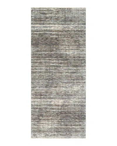 Surya Presidential Pdt-2309 Runner Area Rug, 3'3 X 8' In Medium Gray/charcoal