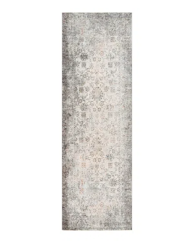 Surya Presidential Pdt-2310 Runner Area Rug, 3'3 X 10' In Medium Gray/white