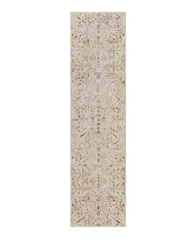 Surya Reina Ren-2300 2'7x10' Runner Area Rug In Silver