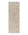 Surya Reina Ren-2300 2'7x7'3 Runner Area Rug In Silver