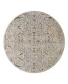 Surya Reina Ren-2300 5'3x5'3 Round Area Rug In Denim