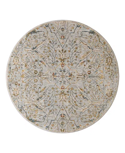 Surya Reina Ren-2300 5'3x5'3 Round Area Rug In Denim