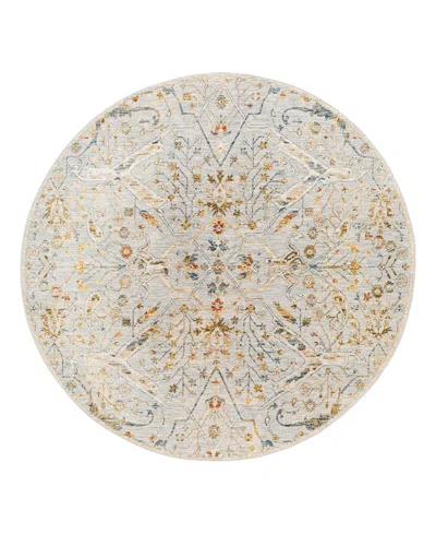 Surya Reina Ren-2300 6'7x6'7 Round Area Rug In Denim