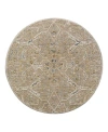 Surya Reina Ren-2300 Round Area Rug, 5'3 X 5'3 In Tan