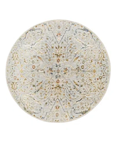 Surya Reina Ren-2300 Round Area Rug, 6'7 X 6'7 In Denim