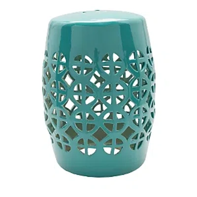 Surya Ridgeway Stool In Emerald