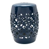 Surya Ridgeway Stool In Navy