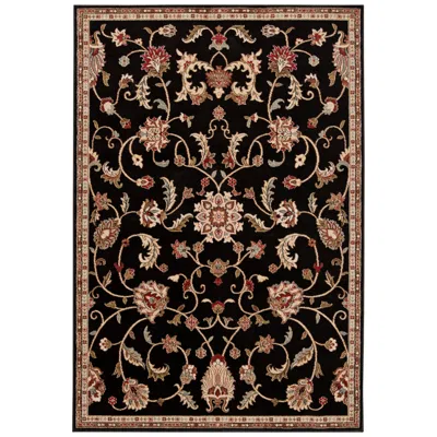 Surya Riley Rly-5025 5'x8' Black And Tan Area Rug