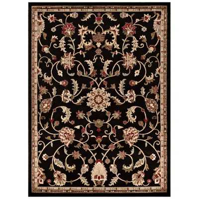 Surya Riley Rly-5025 8'x11' Black And Tan Area Rug