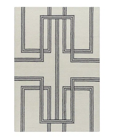 Surya Rossi 532300 Area Rug, 5' X 7'6 In Cream/black