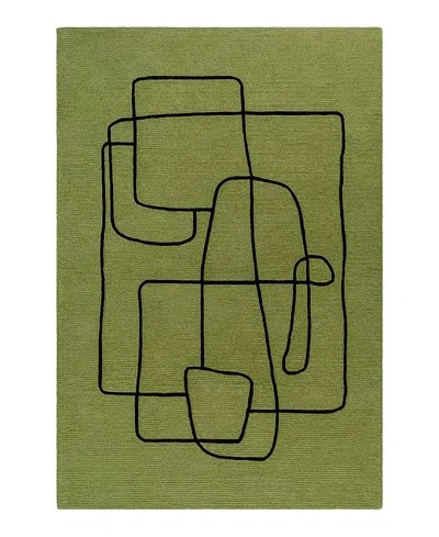 Surya Rossi 532326 Area Rug, 8' X 10' In Green/black