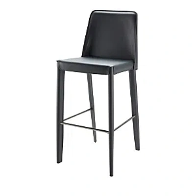 Surya Rosy Bar Stool In Dark Blue