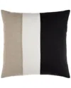 Surya Roxbury Polyester Pillow In Black