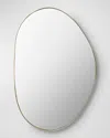 Surya Rugs Aamnah 36" Free-form Wall Mirror, Gold In Gold
