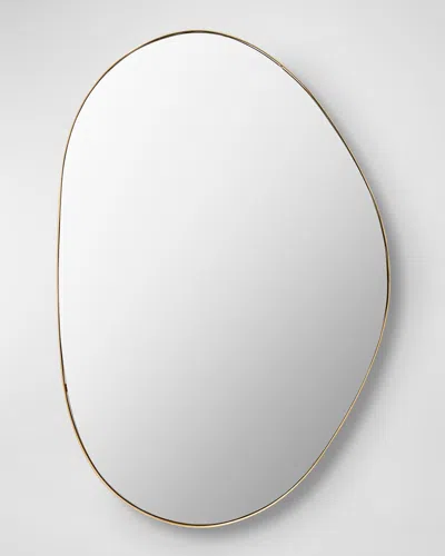 Surya Rugs Aamnah 36" Free-form Wall Mirror, Gold
