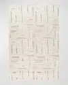 Surya Rugs Amina Beige Hand-knotted Rug, 6' X 9' In Beige, Light Sage