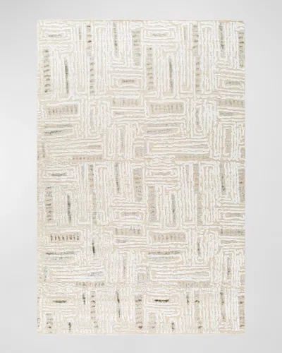 Surya Rugs Amina Beige Hand-knotted Rug, 8' X 10' In Neutral