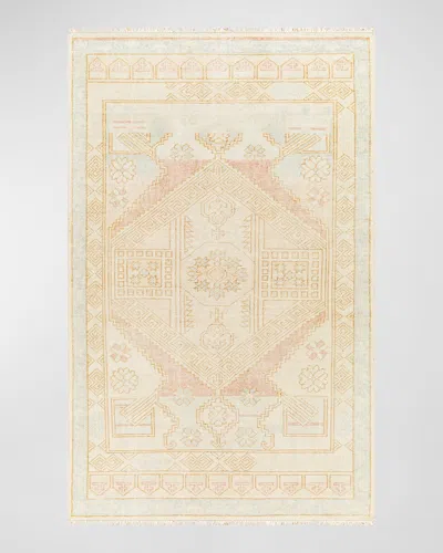 Surya Rugs Anadolu Hand-knotted Rug, 10' X 14' In Cream, Pale Pink