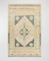 SURYA RUGS ANADOLU TEAL HAND-KNOTTED RUG, 10' X 14'