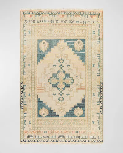 Surya Rugs Anadolu Teal Hand-knotted Rug, 10' X 14'