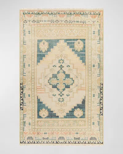 Surya Rugs Anadolu Teal Hand-knotted Rug, 12' X 15'