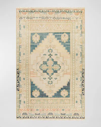 Surya Rugs Anadolu Teal Hand-knotted Rug, 9' X 12'