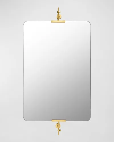 Surya Rugs Anastasya 48" Wall Mirror, Gold