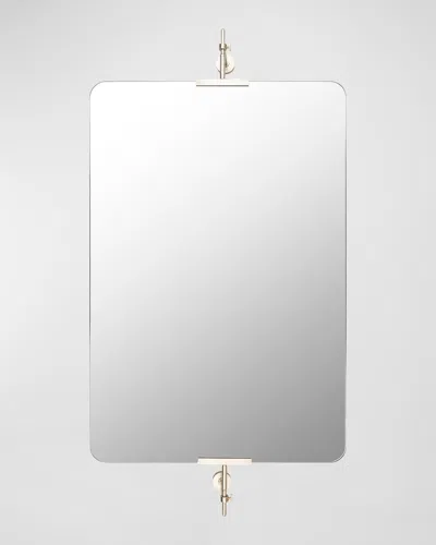 Surya Rugs Anastasya 48" Wall Mirror, Silver