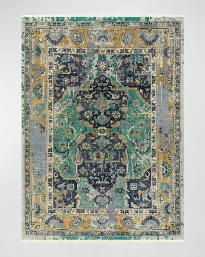 Surya Rugs Angelina Hand-knotted Rug, 6' X 9' In Blue