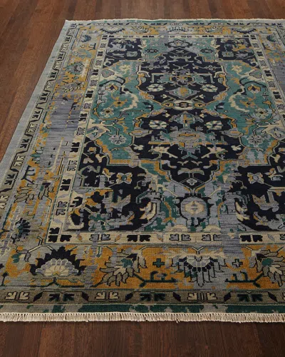 Surya Rugs Angelina Hand Knotted Rug, 8' X 11' In Blue
