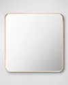 Surya Rugs Aranya 24" Square Wall Mirror, Gold In Gold
